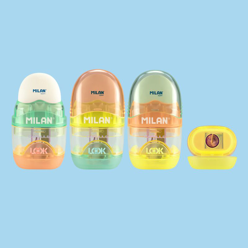 Milan Набор CAPSULE ластик с точилкой для карандашей New Look BYM10400LK2 Фото 2.