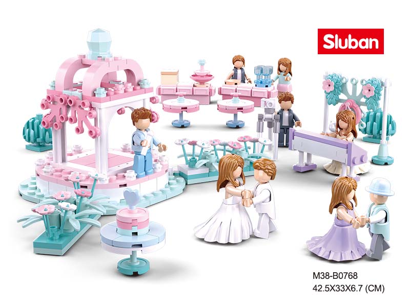 SLUBAN JB0912325 Конструктор Дневник счастья - Выездная церемония 353 элемент. Фото 3.