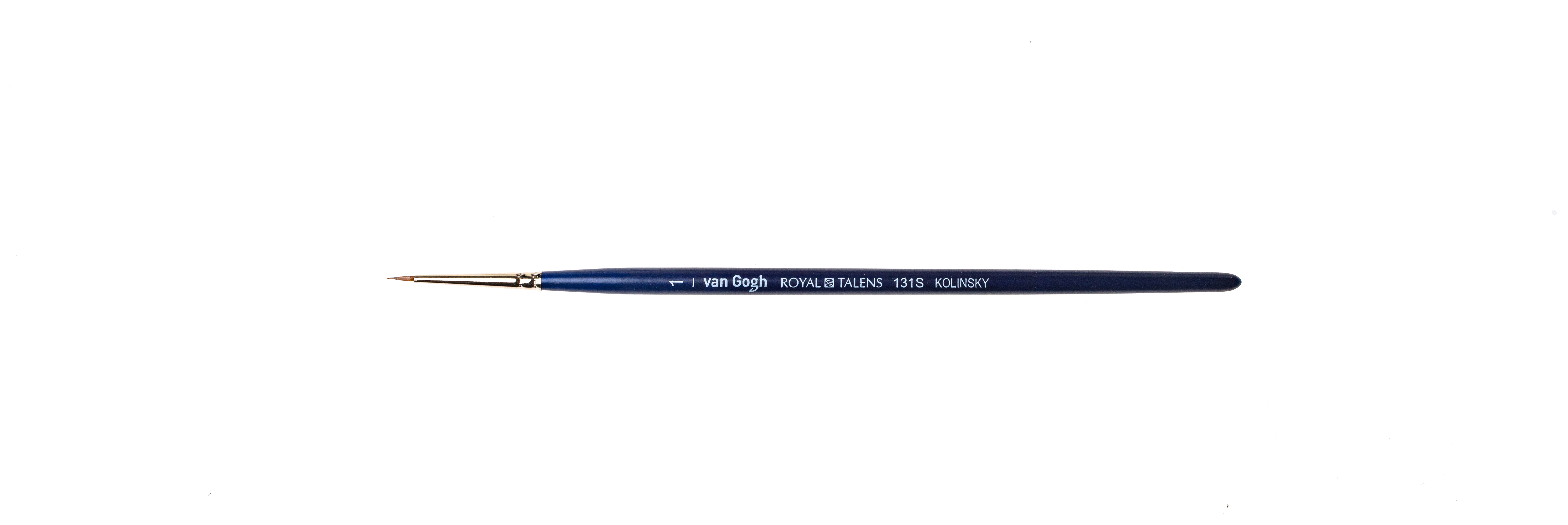 Кисть колонок Royal Talens VanGogh 131S для акварели VG-131S-S-1 круглая короткая ручка №01 Фото 1.