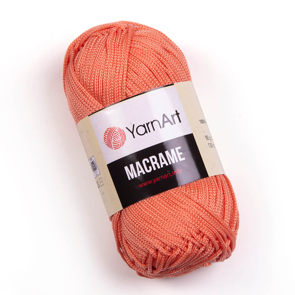 Пряжа YarnArt Macrame 100% полиэстер 90 г 130 м 160 оранжевый Фото 1.