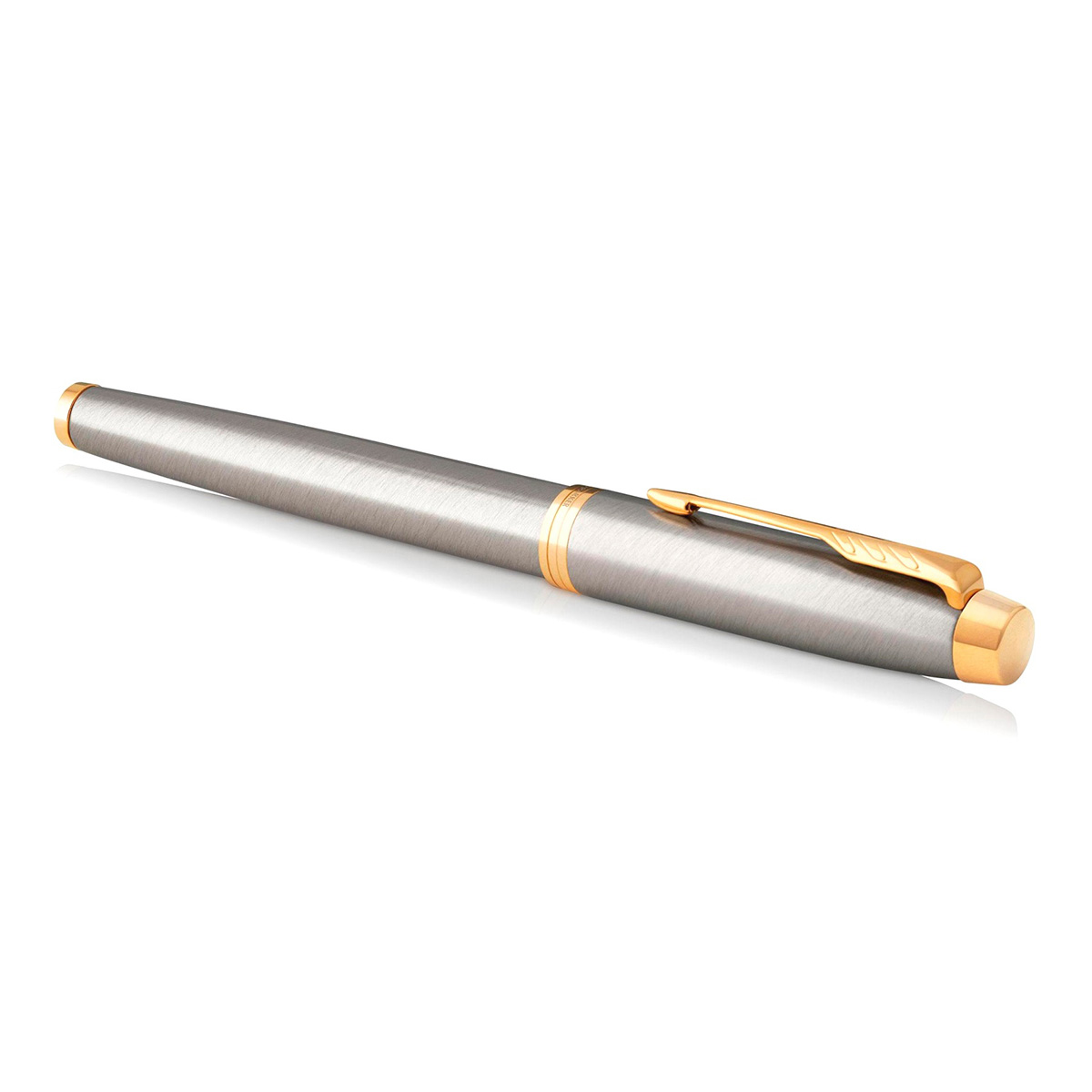 PARKER Ручка роллер IM Core Brushed Metal GT 0.8 мм 1828770 в подарочной коробке цвет чернил: черный Фото 4.