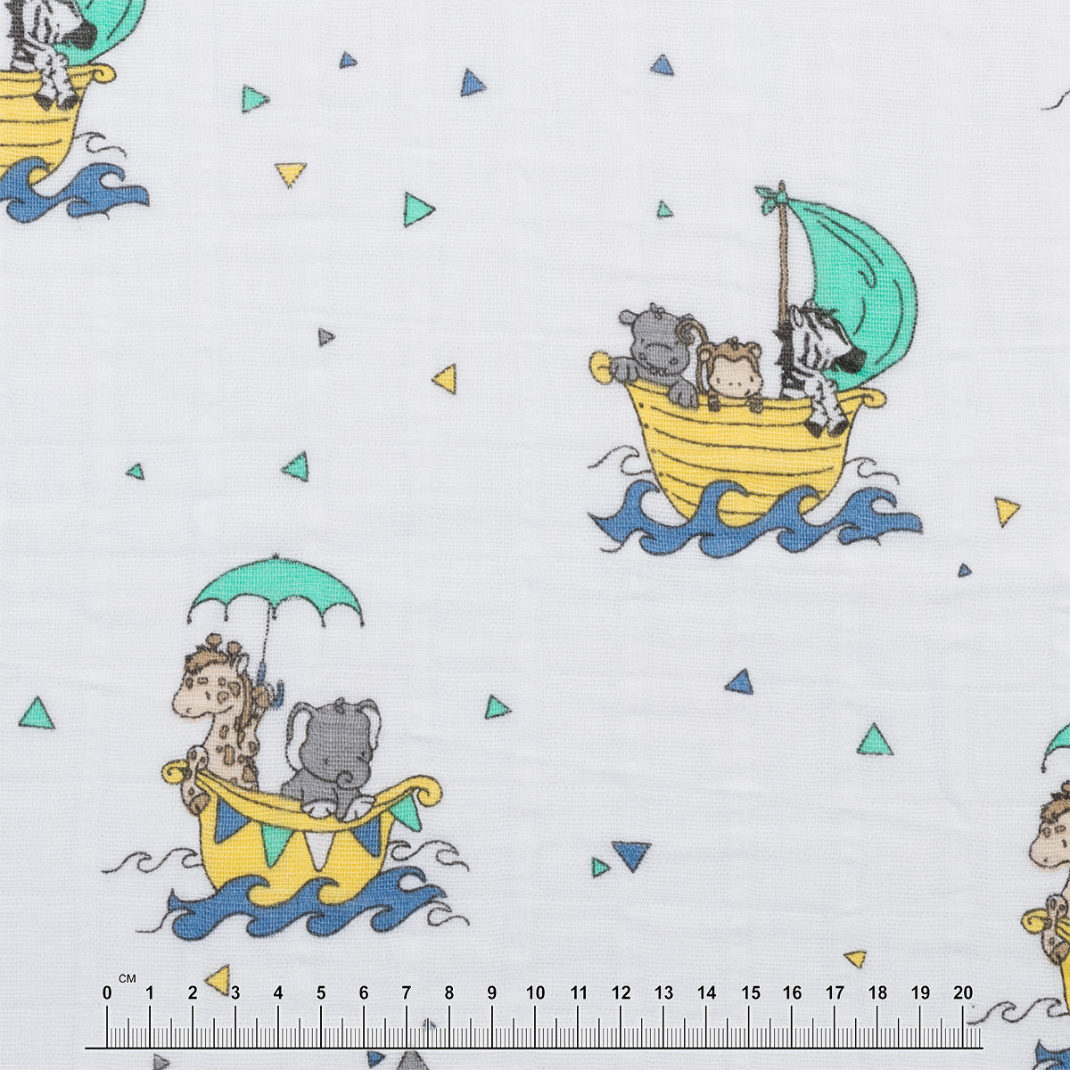 Ткань PEPPY Ткань муслиновая SMD EMBRACE 100% хлопок 100 х 125 см Shannon Fabrics noah`s ark opal Фото 5.