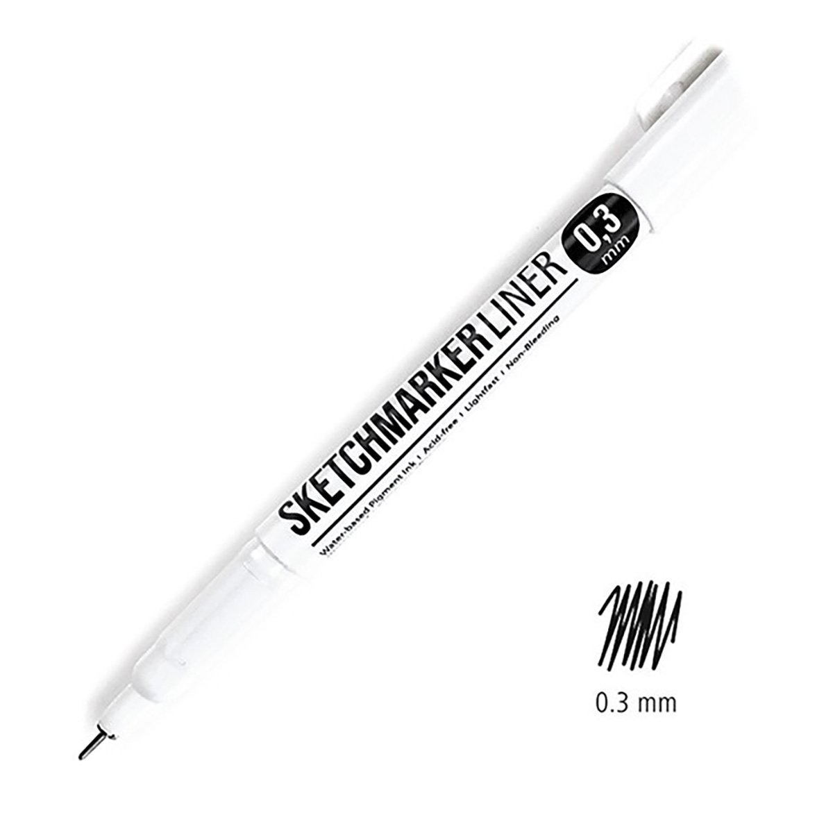 SKETCHMARKER Ручка капиллярная (линер) SML-03 0.3 мм чёрный Фото 1.