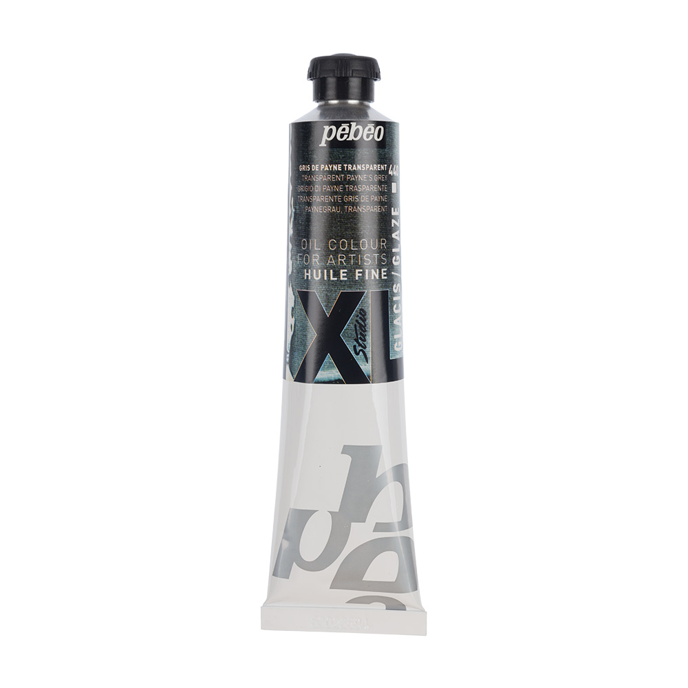 Краска масляная PEBEO XL GLAZE 80 мл 980440 серый Пейна Фото 1.