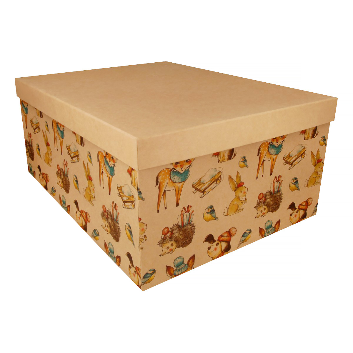 Grand Gift Коробка картонная / крафт прямоугольная №03 23.5 х 16.5 х 9.7 см ККБ 104/8 Фото 3.
