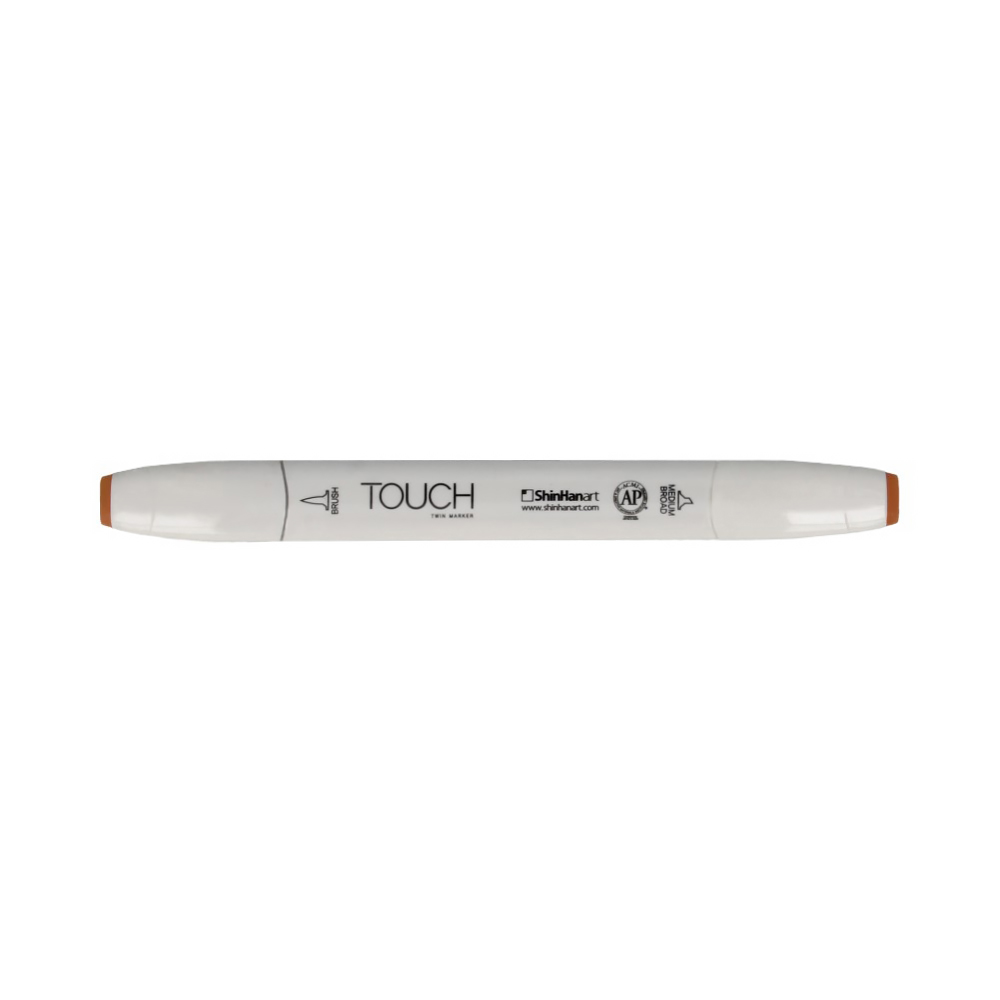 TOUCH TWIN BRUSH Маркер 1-8 мм кисть/перо скошенное 1210097 розово-бежевый BR97 Фото 1.