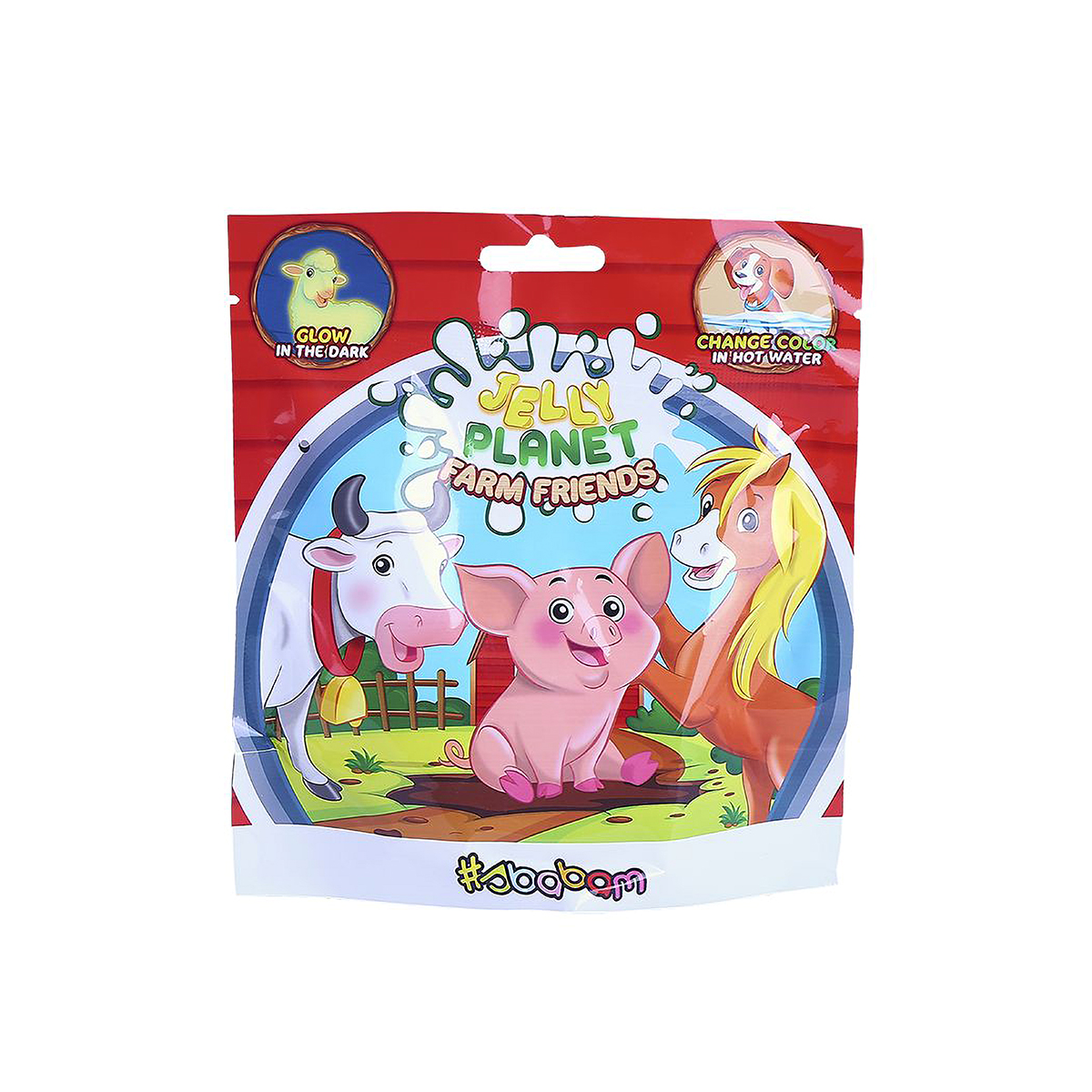 Sbabam Фигурка-тянучка Jelly Planet Веселая ферма 10 х 5 х 6 см термопластичная резина JELLY1 Фото 1.