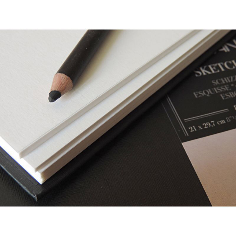 Fabriano Альбом для эскизов А5 FABRIANO SKETCHBOOK 110 г/м2 A4 21 х 29.7 см склейка с трех сторон 80 л. 19100002 Фото 2.