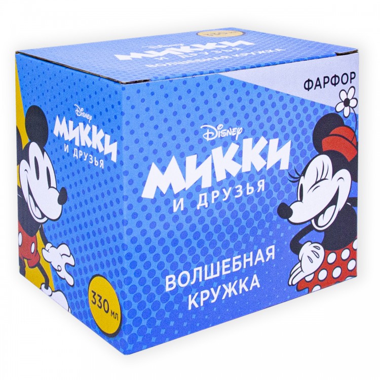 Посуда фарфоровая ND PLAY Кружка с терморисунком 330 мл Минни и Микки Маус 294516 Фото 6.