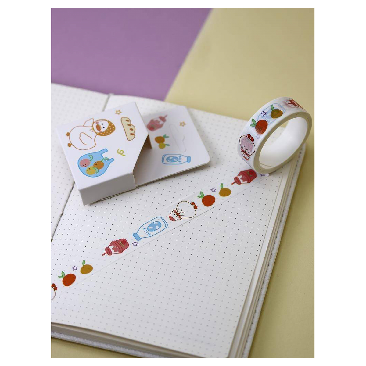 ILIKEGIFT Декоративный скотч 1 см х 5 м 1 шт. Duck packet 601-4-01-02 Фото 3.