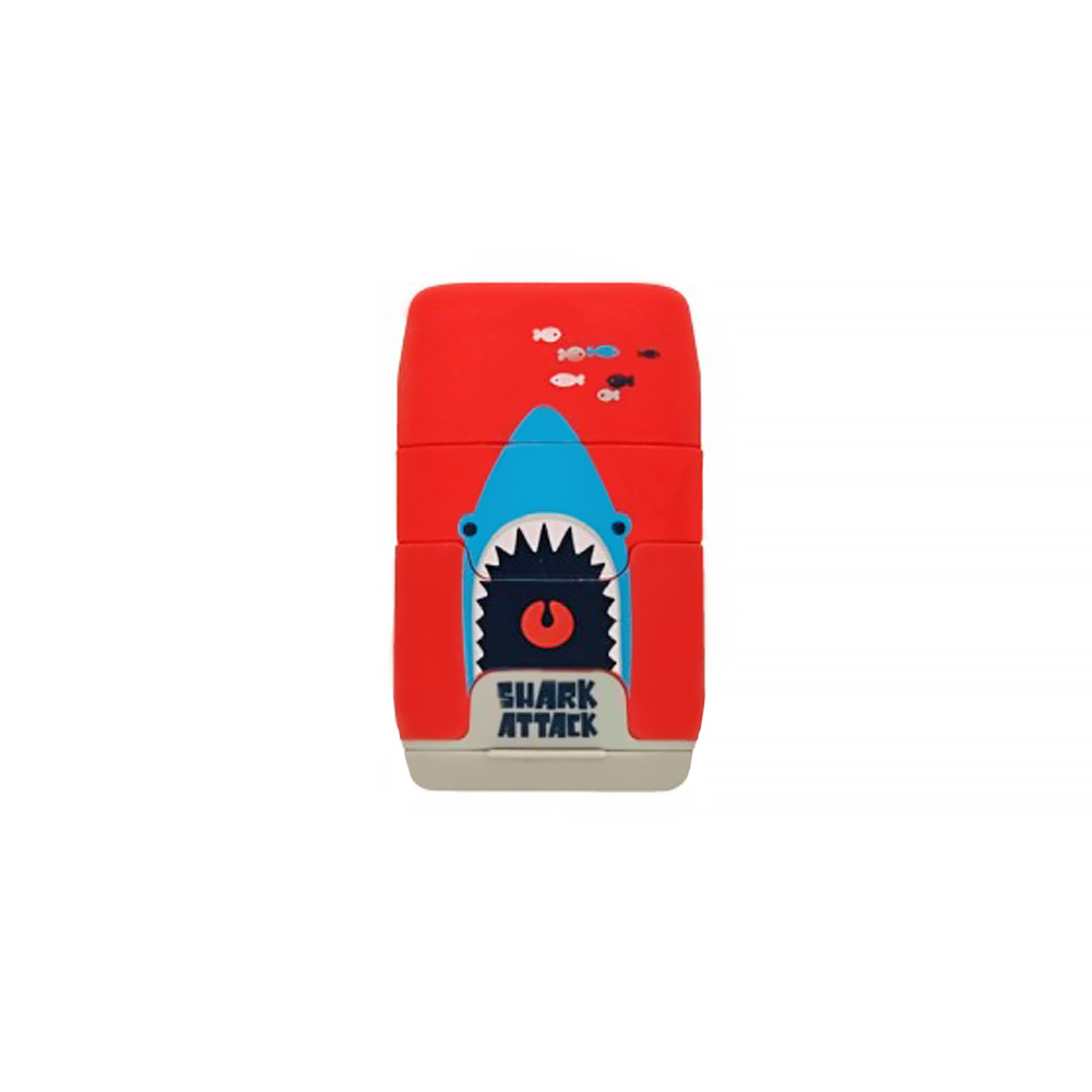 Milan Ластик-точилка COMPACT Shark Attack 67*40*25 мм 4706116SRT Фото 1.