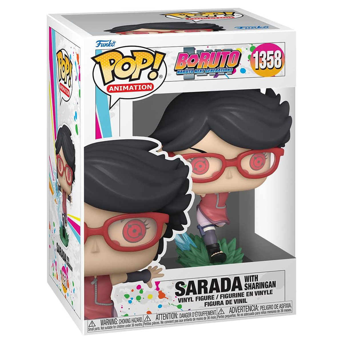 Funko Фигурка POP! Animation:Sarada with Sharingan 12 х 9 х 16 см 61387 Фото 1.