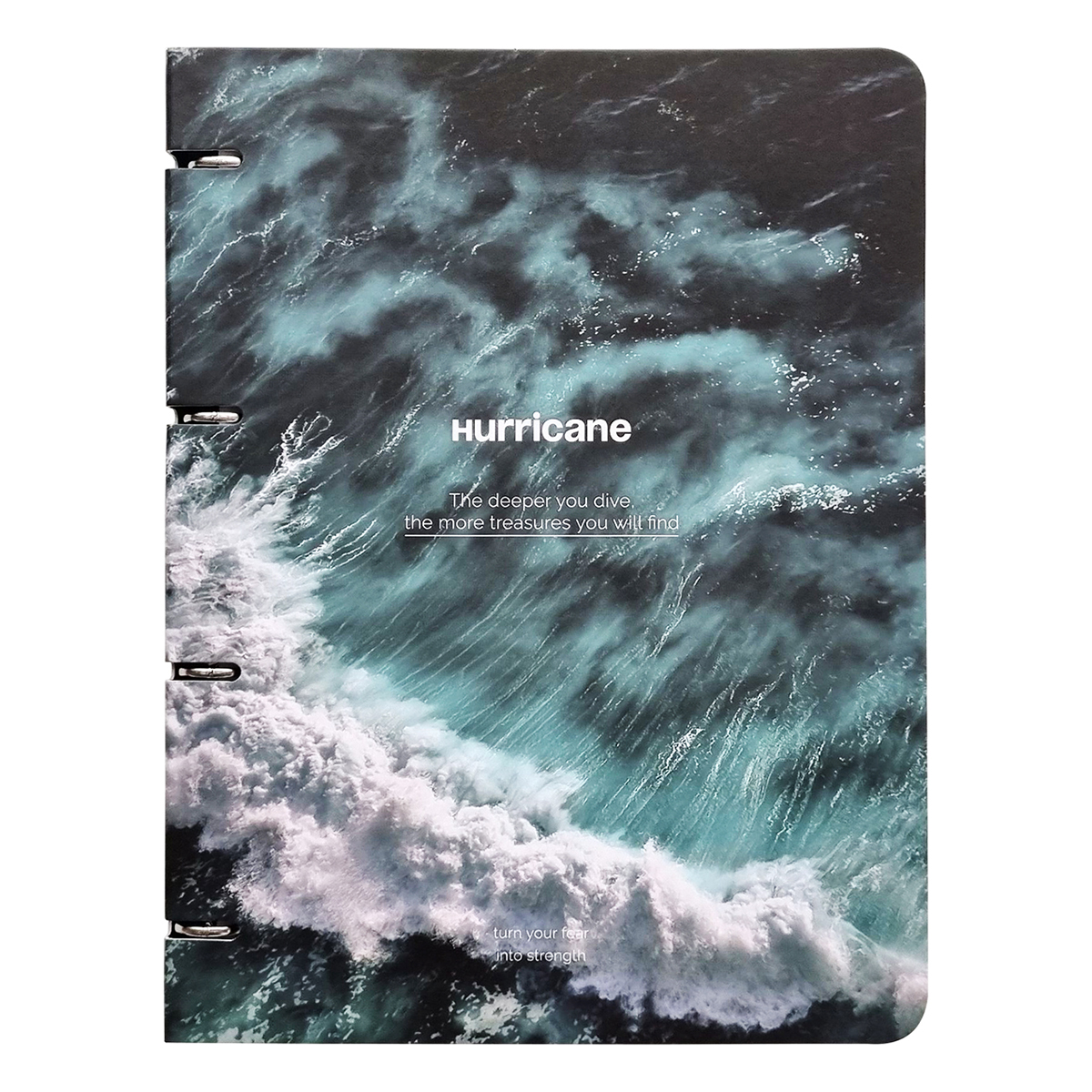 Be Smart Тетрадь общая коллекция Ocean A4 120 л. на кольцах 65 г/кв.м клетка N5451 ураган Фото 1.