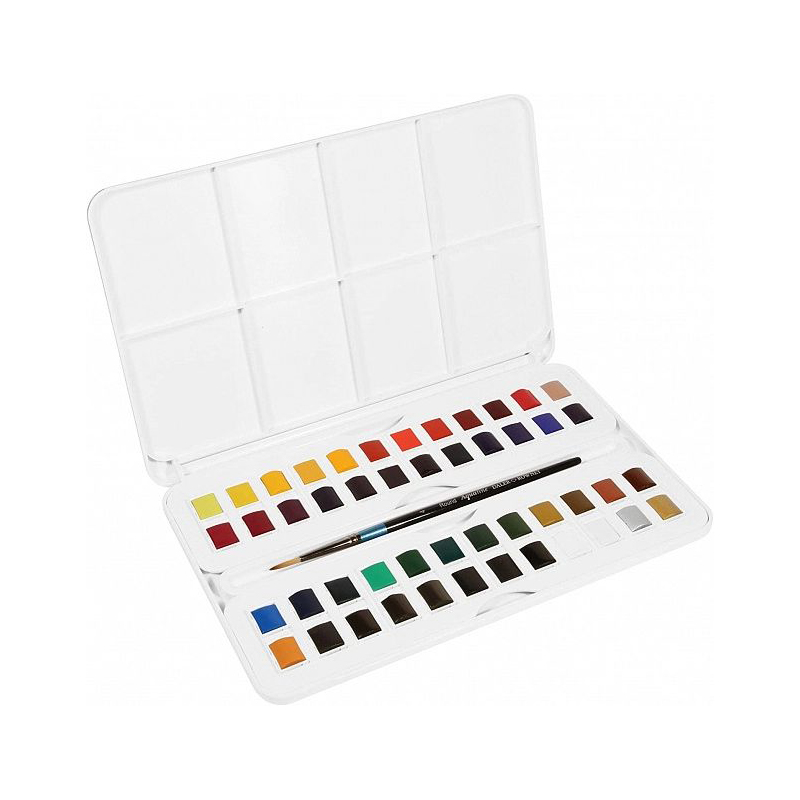 Краска акварель Daler Rowney AQUAFINE Набор акварельных красок 48 цв. D131900201 Фото 2.
