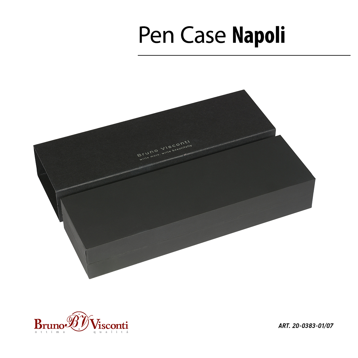 Bruno Visconti Ручка NAPOLI в SOFT TOUCH футляре 1 мм 20-0383-01/07 цвет чернил: синий Фото 4.