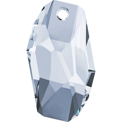6673 Подвеска Crystal AB 38 х 20.5 мм кристалл серо-голубой (001 BLSH) Фото 1.