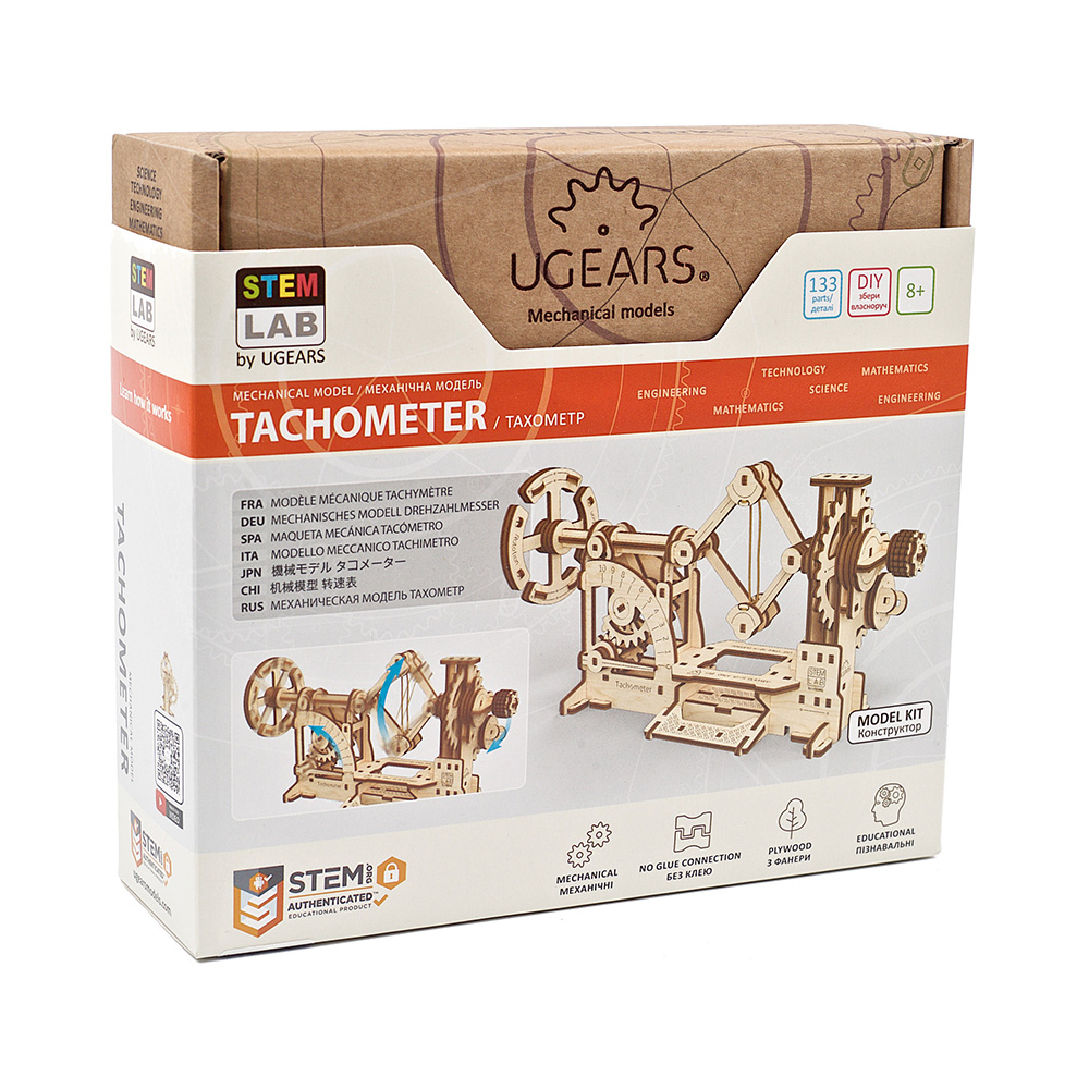UGEARS Модель сборная STEM Тахометр 70153 Фото 3.