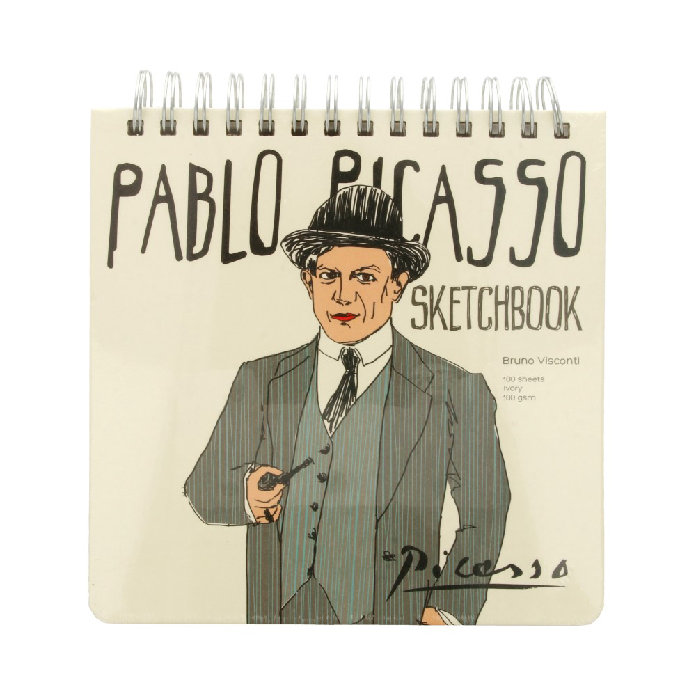 Bruno Visconti Скетчбук A5+ 100 г/м2 20 х 20 см на спирали 100 л. в ассортименте 1-503/02 Фото 1.