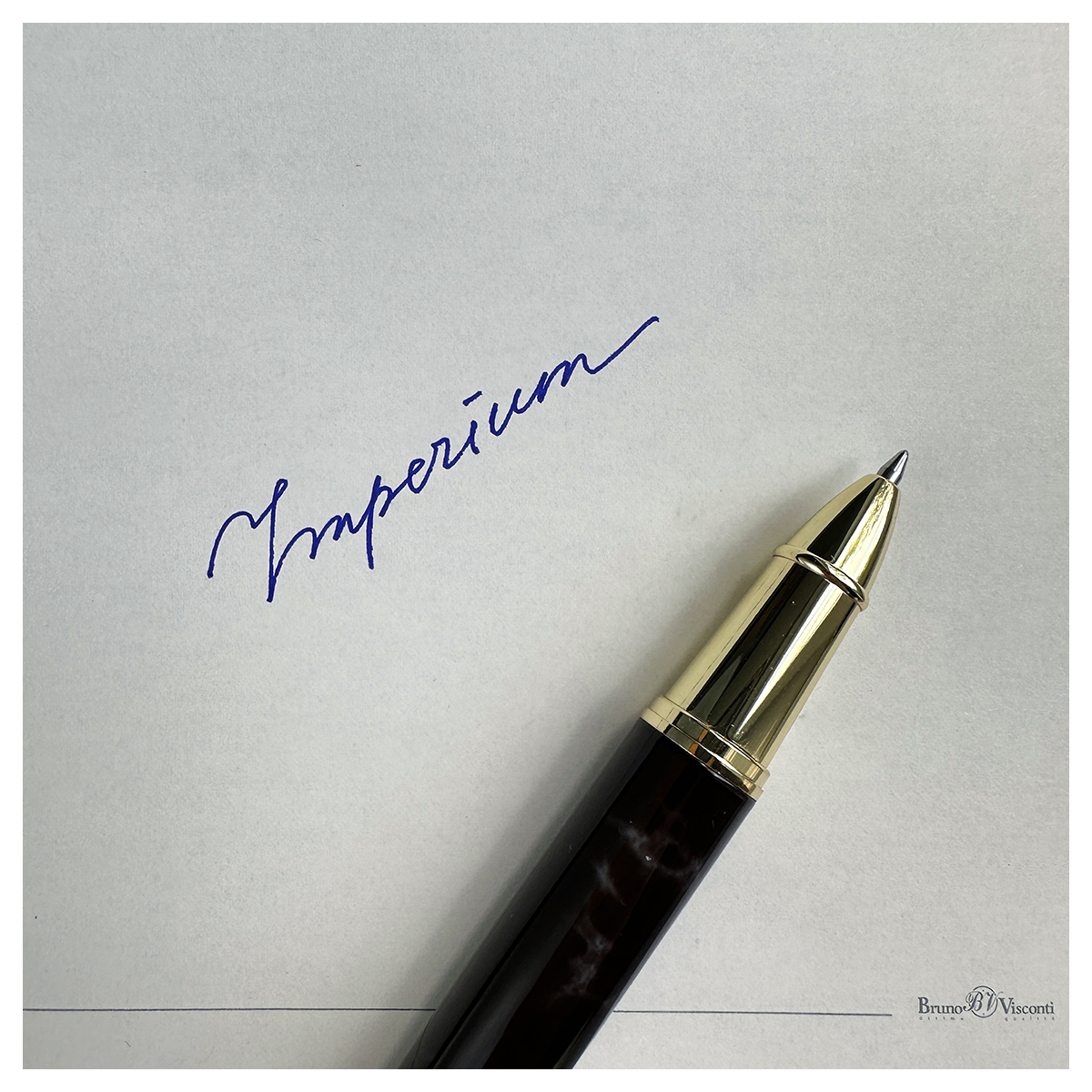 Bruno Visconti Ручка IMPERIUM РОЛЛЕР 0.7 мм 20-0388/01 цвет чернил: синий Фото 9.