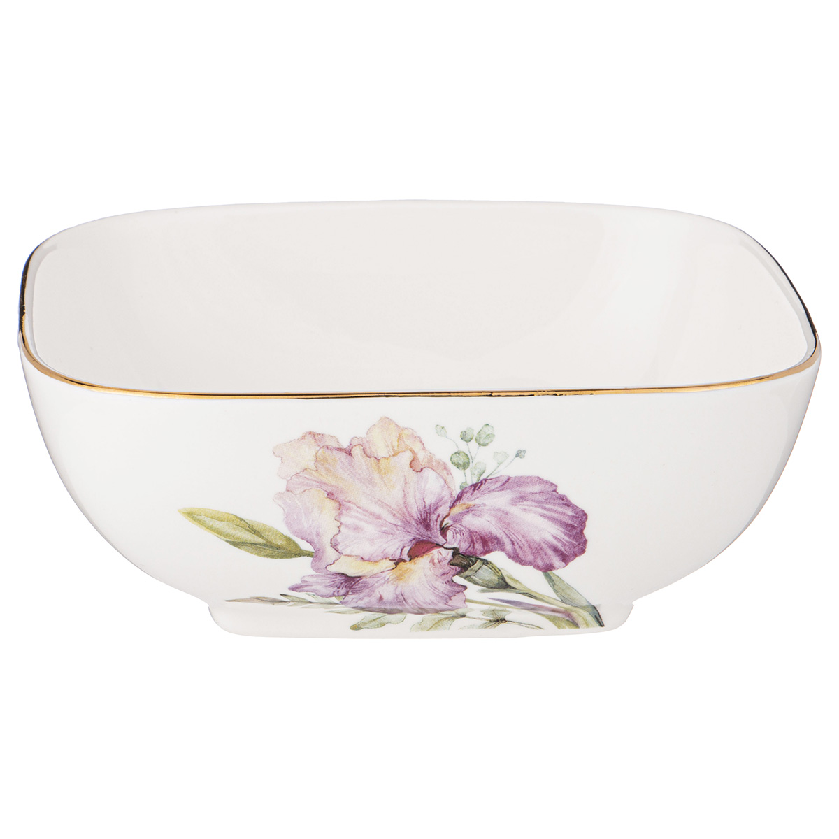 Посуда фарфоровая Lefard IRIS Салатник квадратный 500 мл 15.5 х 15.5 х 6 см 590-348 Фото 1.