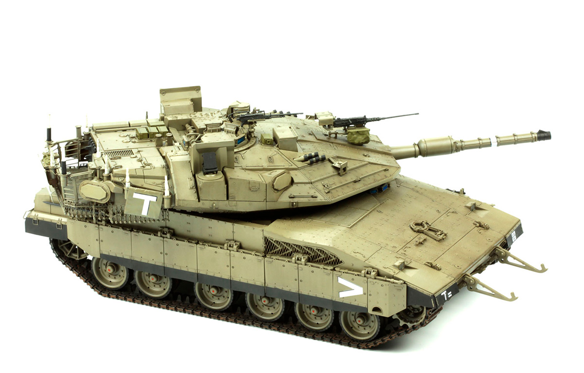 MENG TS-036 танк Main Battle Tank Merkava Mk.4m W/Trophy Active Protection System 1/35 Фото 8.