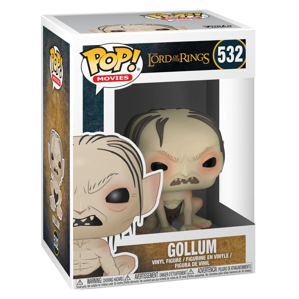 Funko Фигурка POP! Movies:LOTR: Gollum 11.5 х 8.8 х 15.9 см 13559 Фото 1.
