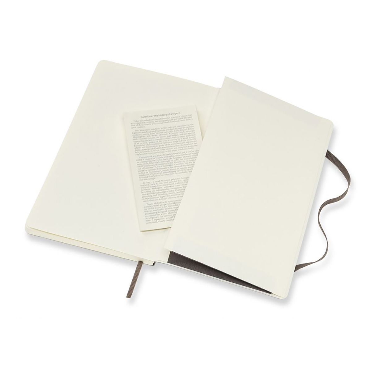 Moleskine Блокнот CLASSIC SOFT Large линейка ( 130 x 210 мм) 96 л. линия Коричневый Фото 5.