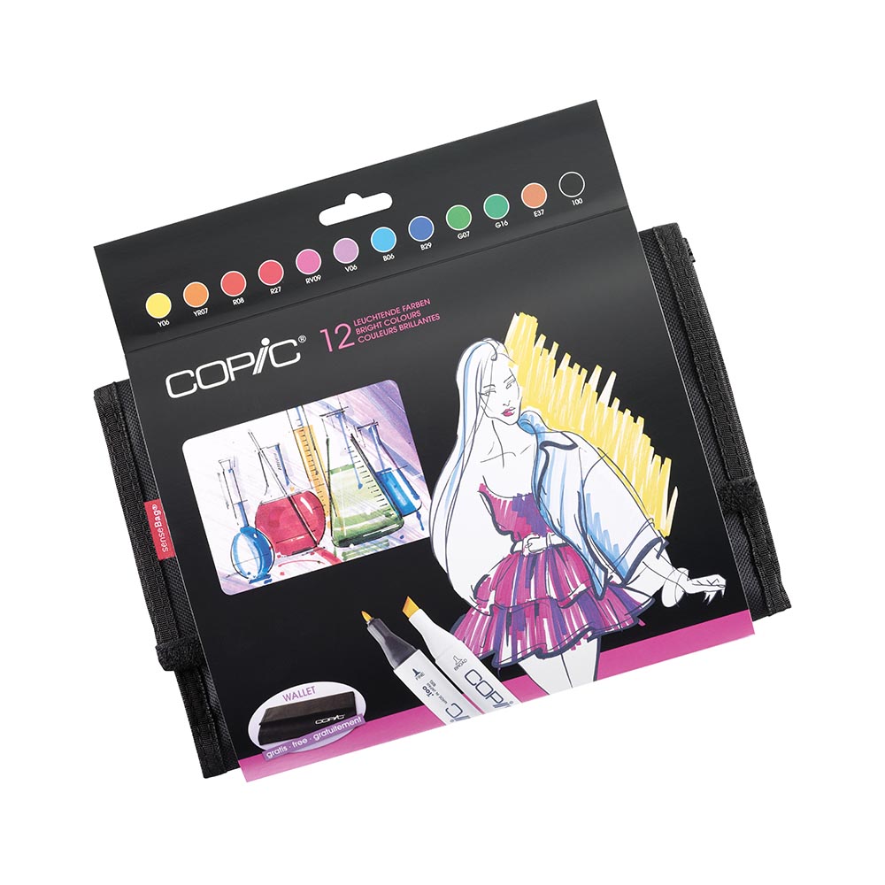 Copic Classic Набор маркеров 12цв в пенале Фото 1.