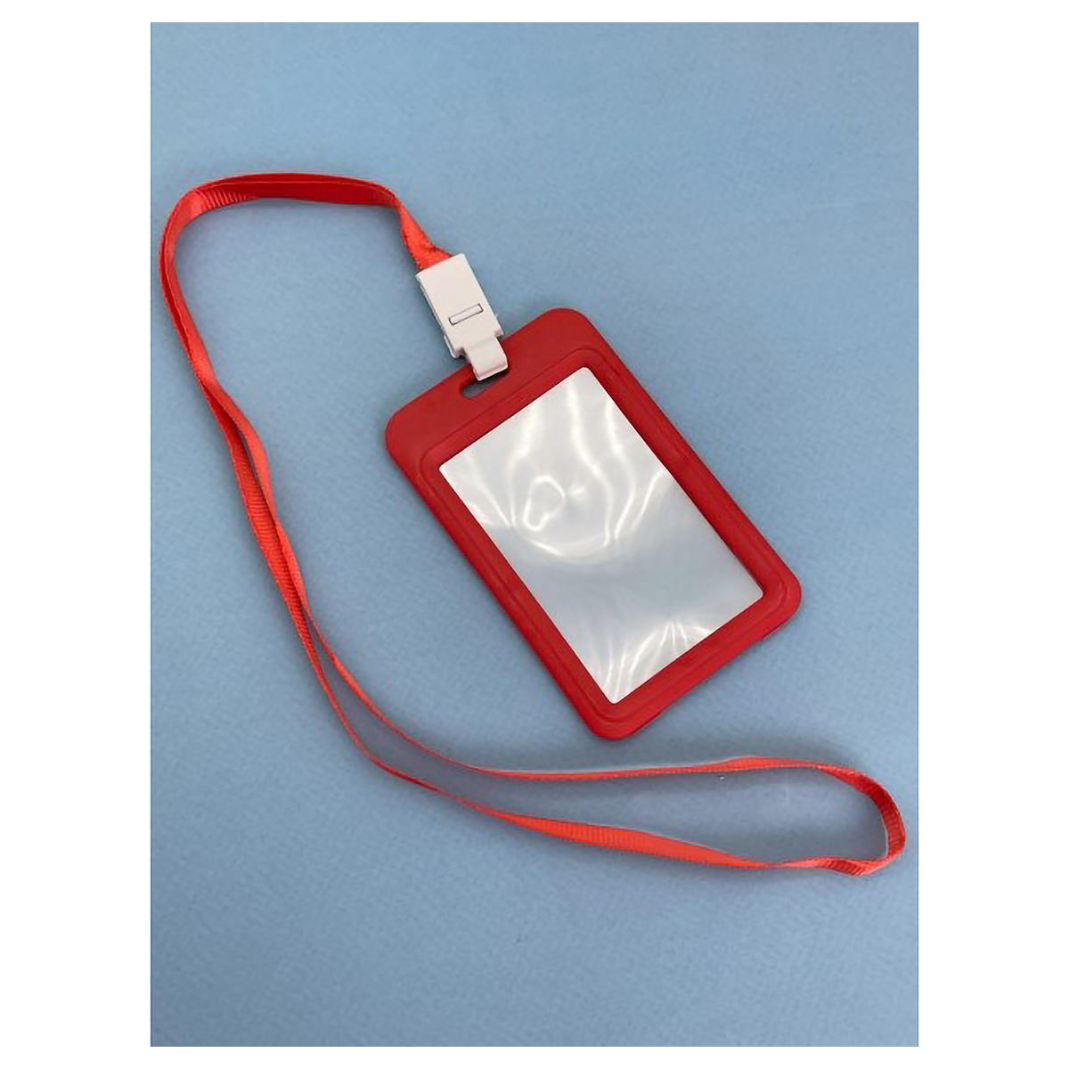 ILIKEGIFT Держатель для карт в ассорт. с шнурком Clear color, red 133-094 Фото 1.