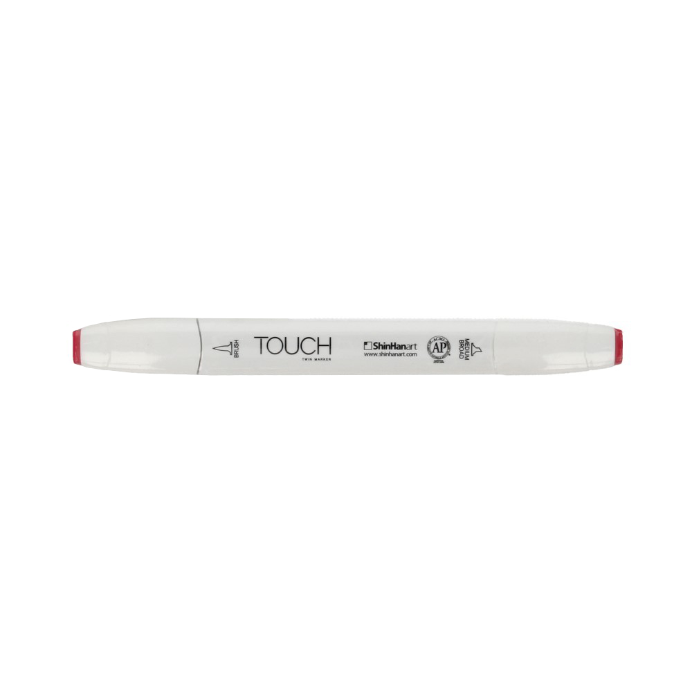 TOUCH TWIN BRUSH Маркер 1-8 мм кисть/перо скошенное 1210003 красная роза R3 Фото 1.