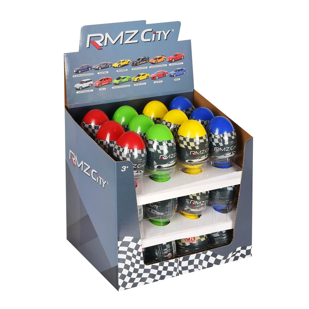 Uni-Fortune Машинка металлическая RMZ City в яйце 6 х 9 х 6 см в ассортименте 340000S-36Q Фото 2.