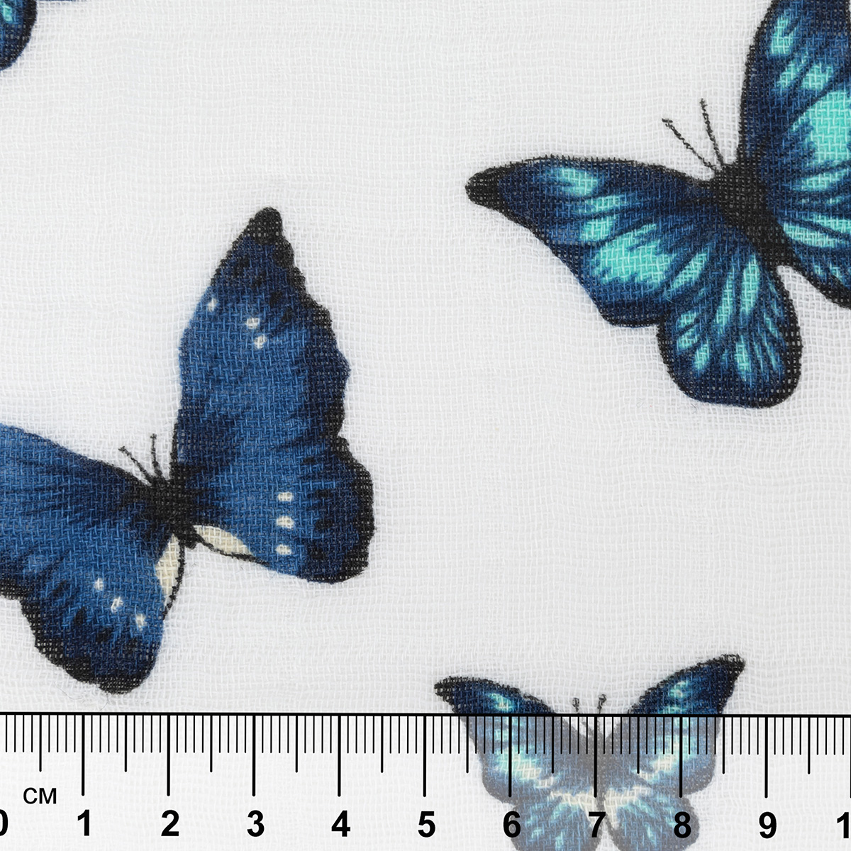 Ткань PEPPY Ткань муслиновая EMBRACE 100% хлопок 100 х 125 см Shannon Fabrics empapillions royal Фото 5.