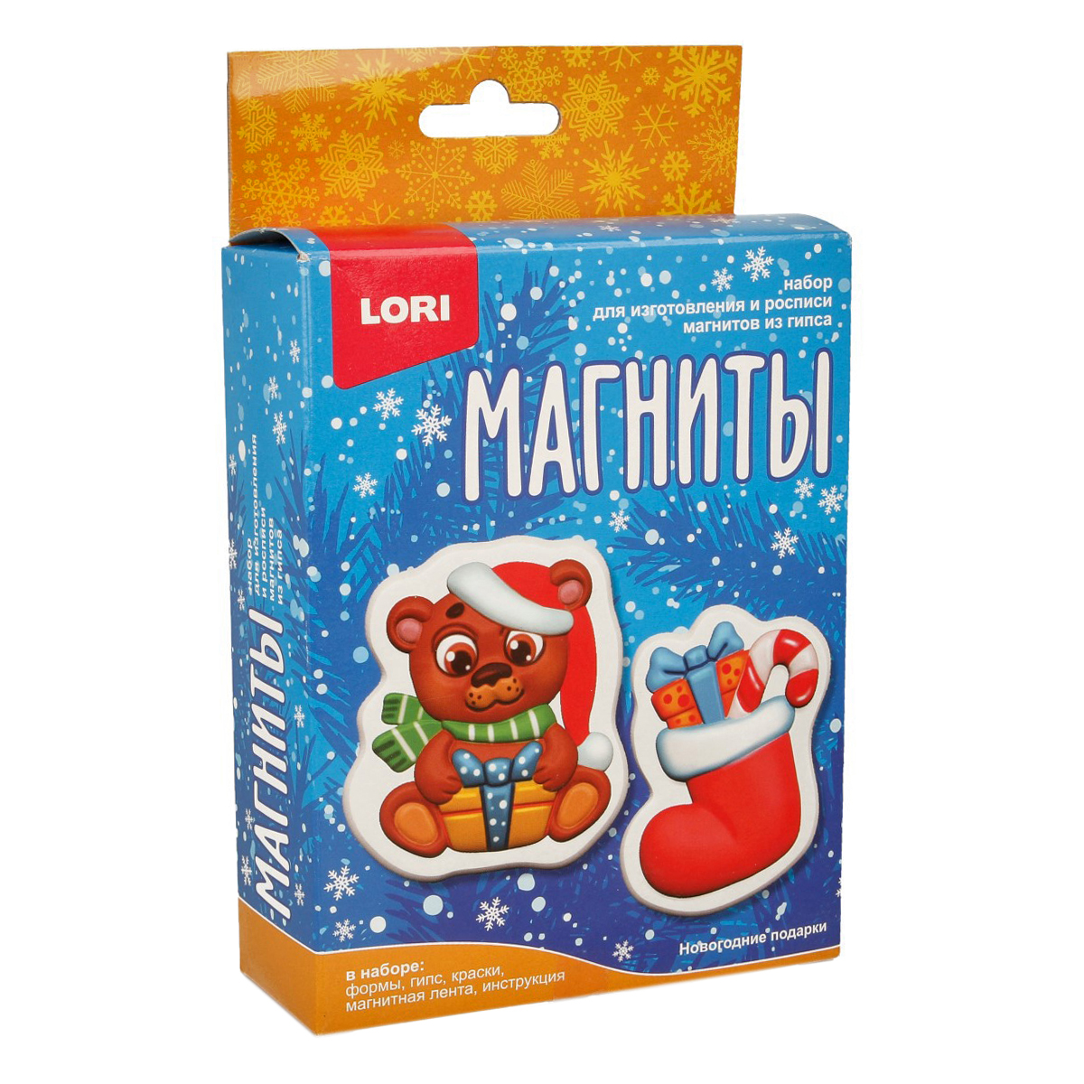 Lori Магниты из гипса №3 Новогодние подарки Пз/Г-078 Фото 1.