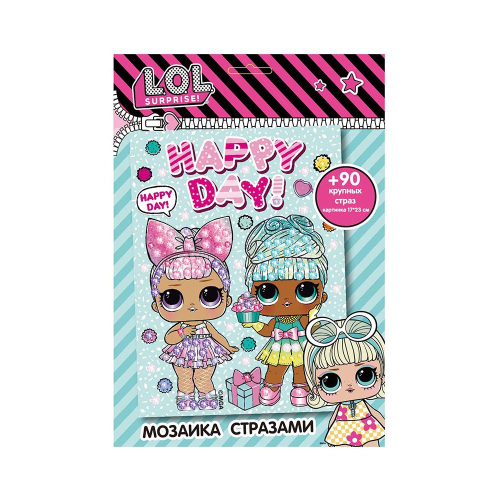 L.O.L surprise Мозаика стразами Present surprise LN0008 Фото 1.