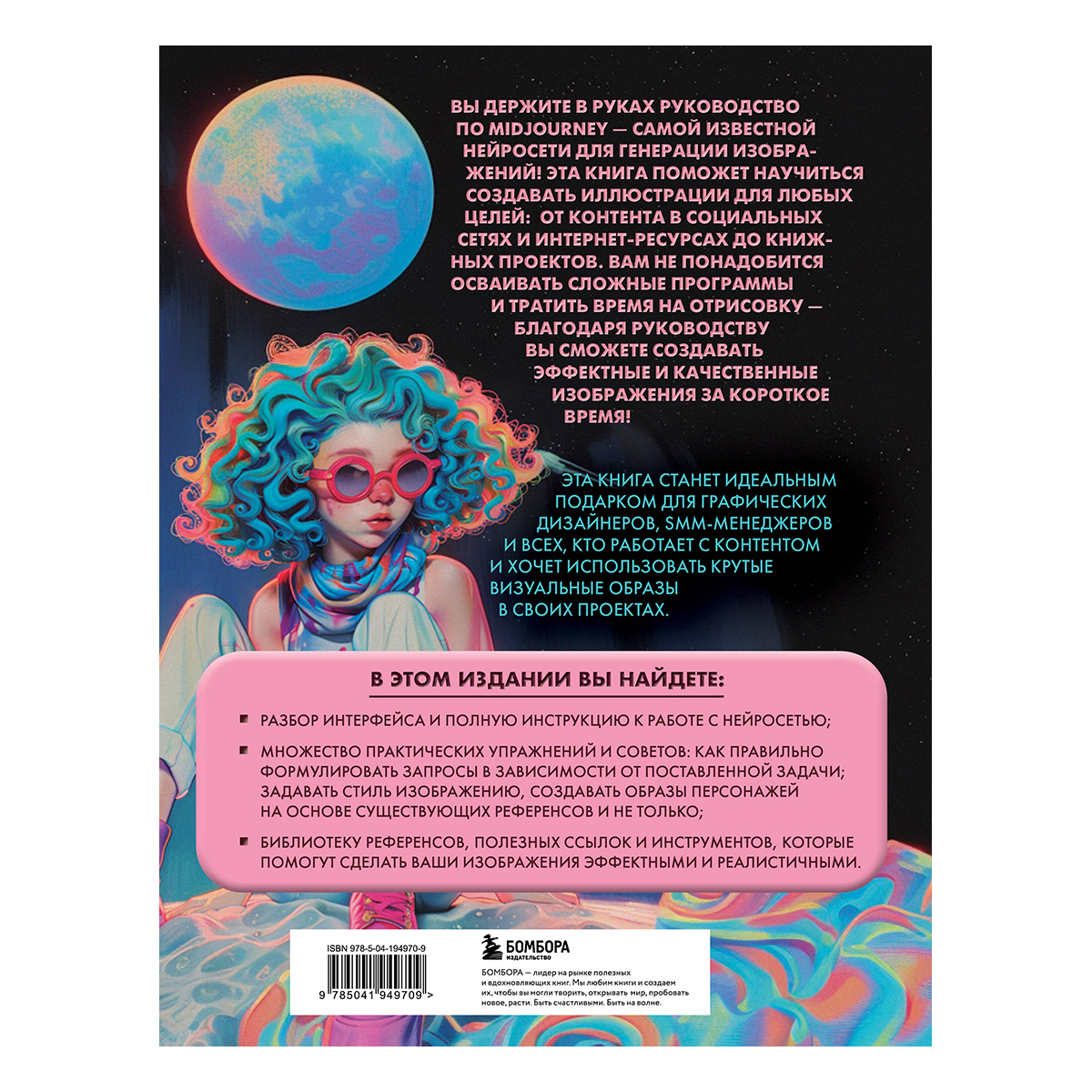 Книга Э Midjourney: от промпта к иллюстрации. Полное руководство по работе с визуалом в нейросети 978-5-04-194970-9 Фото 2.