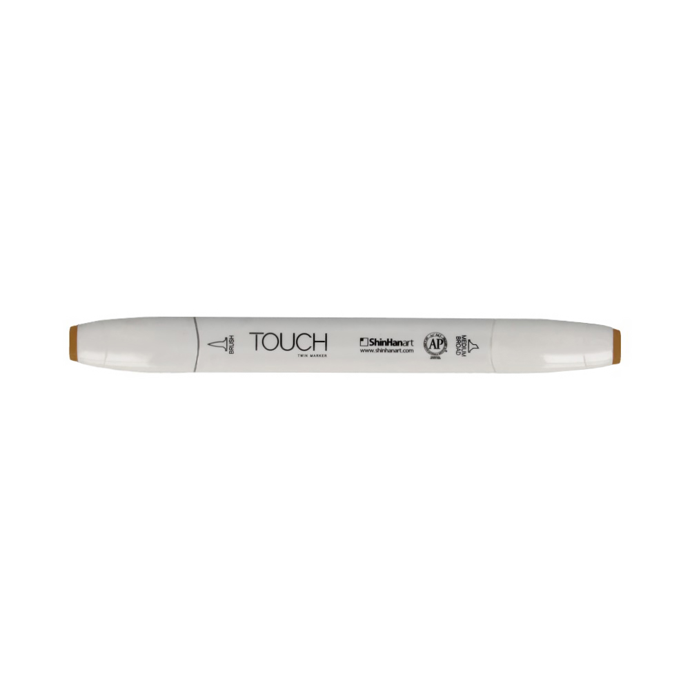 TOUCH TWIN BRUSH Маркер 1-8 мм кисть/перо скошенное 1210114 верблюд BR114 Фото 1.