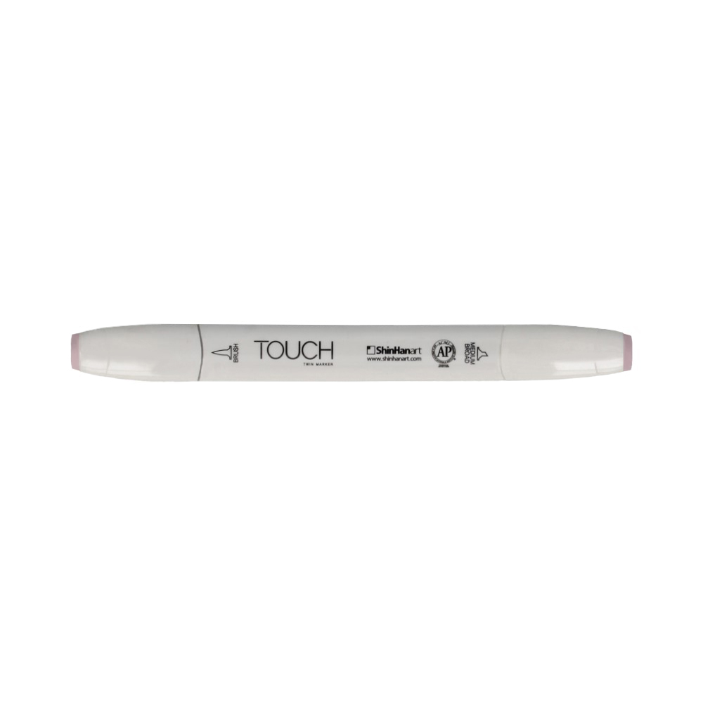 TOUCH TWIN BRUSH Маркер 1-8 мм кисть/перо скошенное 1210137 средний розовый RP137 Фото 1.