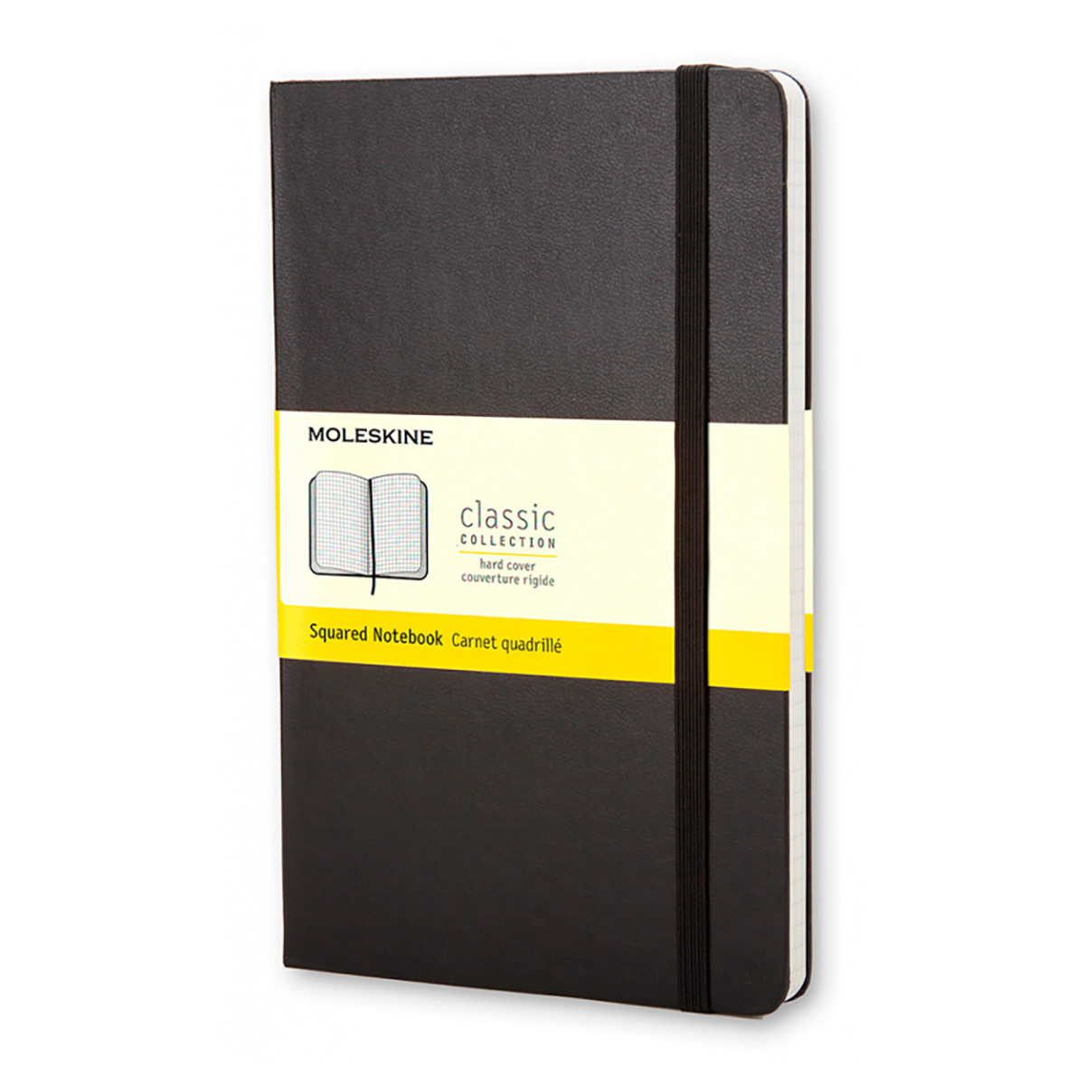 Moleskine Блокнот CLASSIC Pocket клетка ( 90 х 140 мм) 96 л. клетка Черный Фото 1.