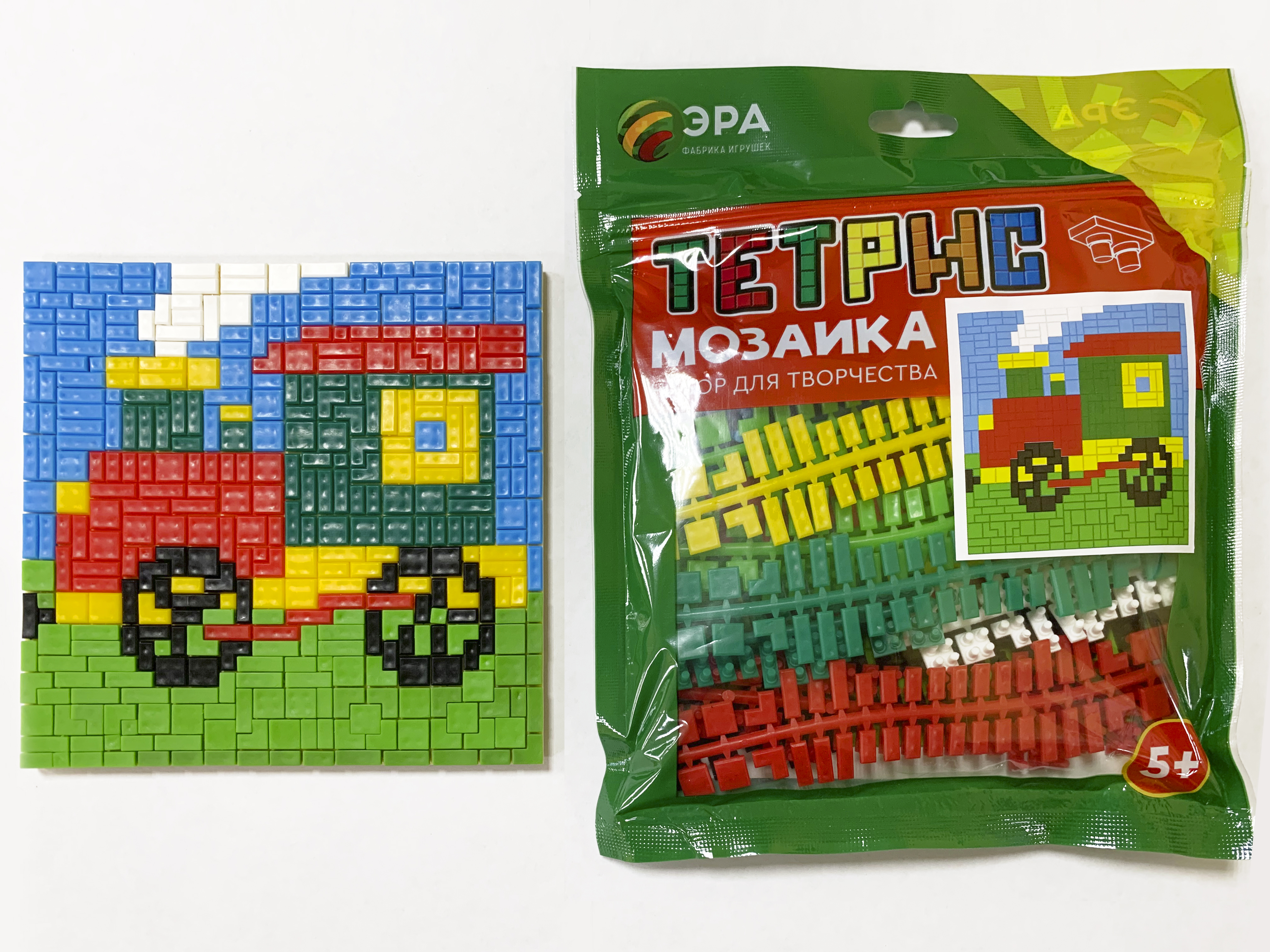 Фабрика игрушек Эра Тетрис мозаика тип 6 Паровоз С-436-57238307 Фото 1.