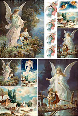 Love2art бумага рисовая IRP 32 x 45 см 0209 Ангел Хранитель Фото 1.