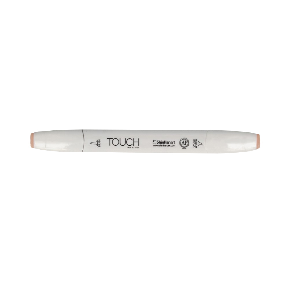 TOUCH TWIN BRUSH Маркер 1-8 мм кисть/перо скошенное 1210139 розовая плоть R139 Фото 1.