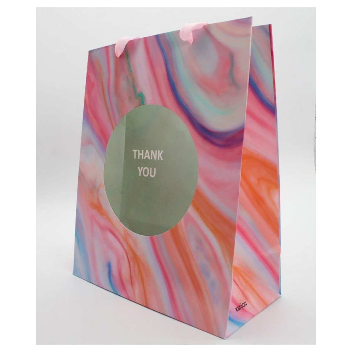 ILIKEGIFT Пакет подарочный 26 х 32 х 10 см Just for you, circle 22P-KC11185-M-1-2 Фото 2.