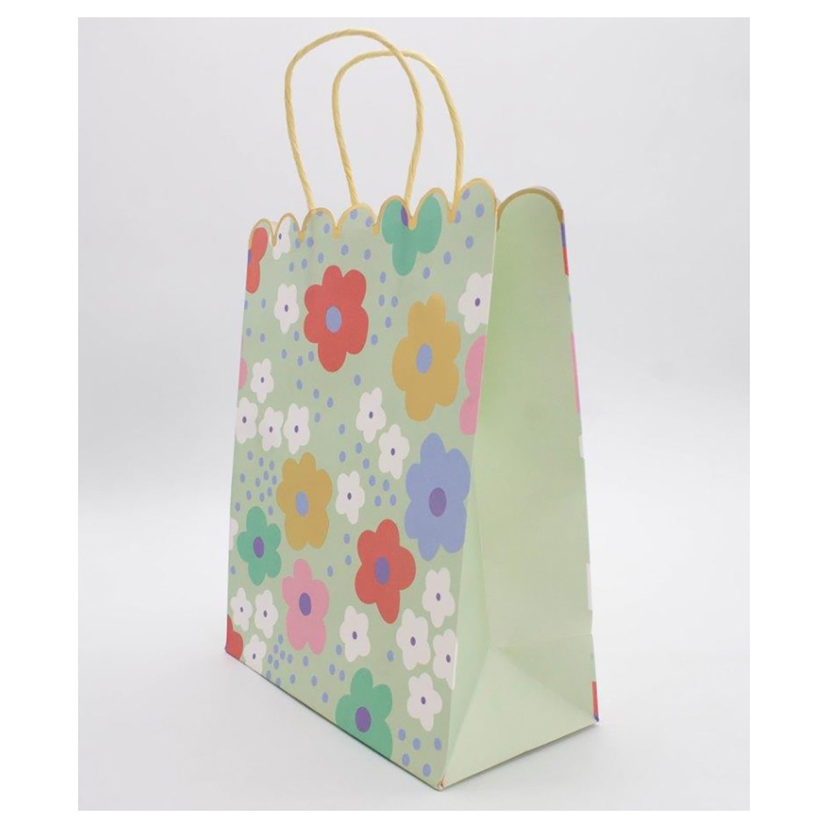ILIKEGIFT Пакет подарочный 21 х 25 х 10 см Rainbow flowers, yellow 22P-HB8306-4S-2 Фото 2.