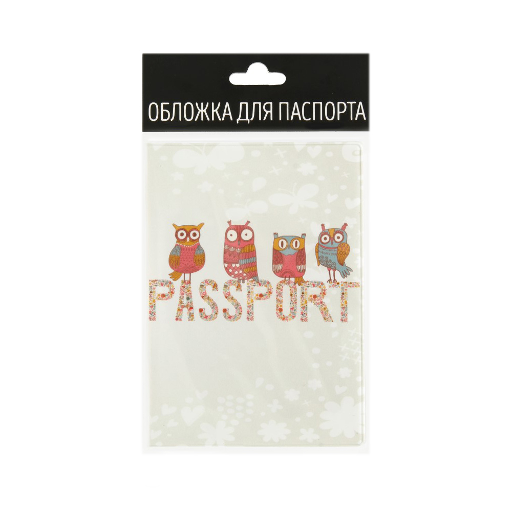 ILIKEGIFT Обложка для паспорта mix ( 13.5х10 см) Miusli Owls 15020 Фото 1.