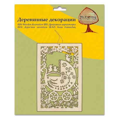 Заготовка для декорирования Mr. Carving AD-065 рождение дерево 17 х . Фото 2.