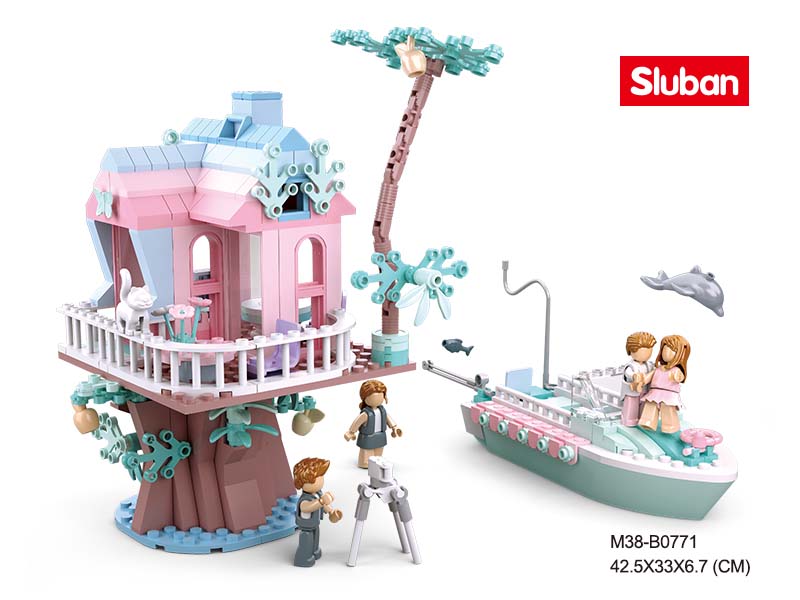 SLUBAN JB0912320 Конструктор Дневник счастья - Медовый месяц 417 элемент. Фото 3.