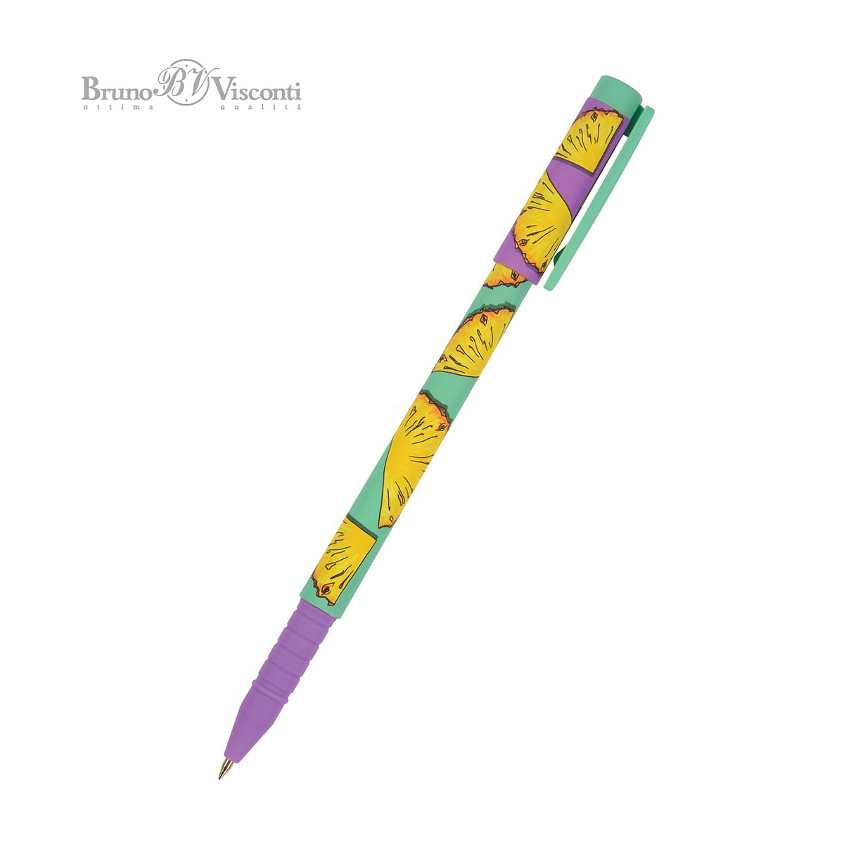 Bruno Visconti Ручка шариковая FunWrite. Fresh & fruity. Ананас 0.5 мм 20-0212/93 цвет чернил: синий Фото 1.