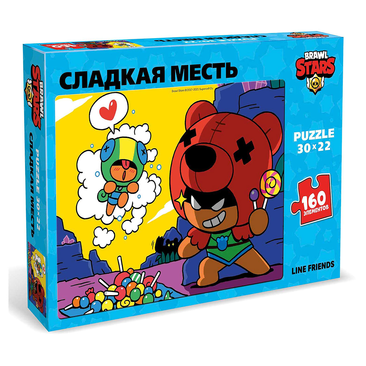 Premiere Publishing Пазл Brawl Stars 160 элемент. PZ0015 Сладкая месть Фото 1.