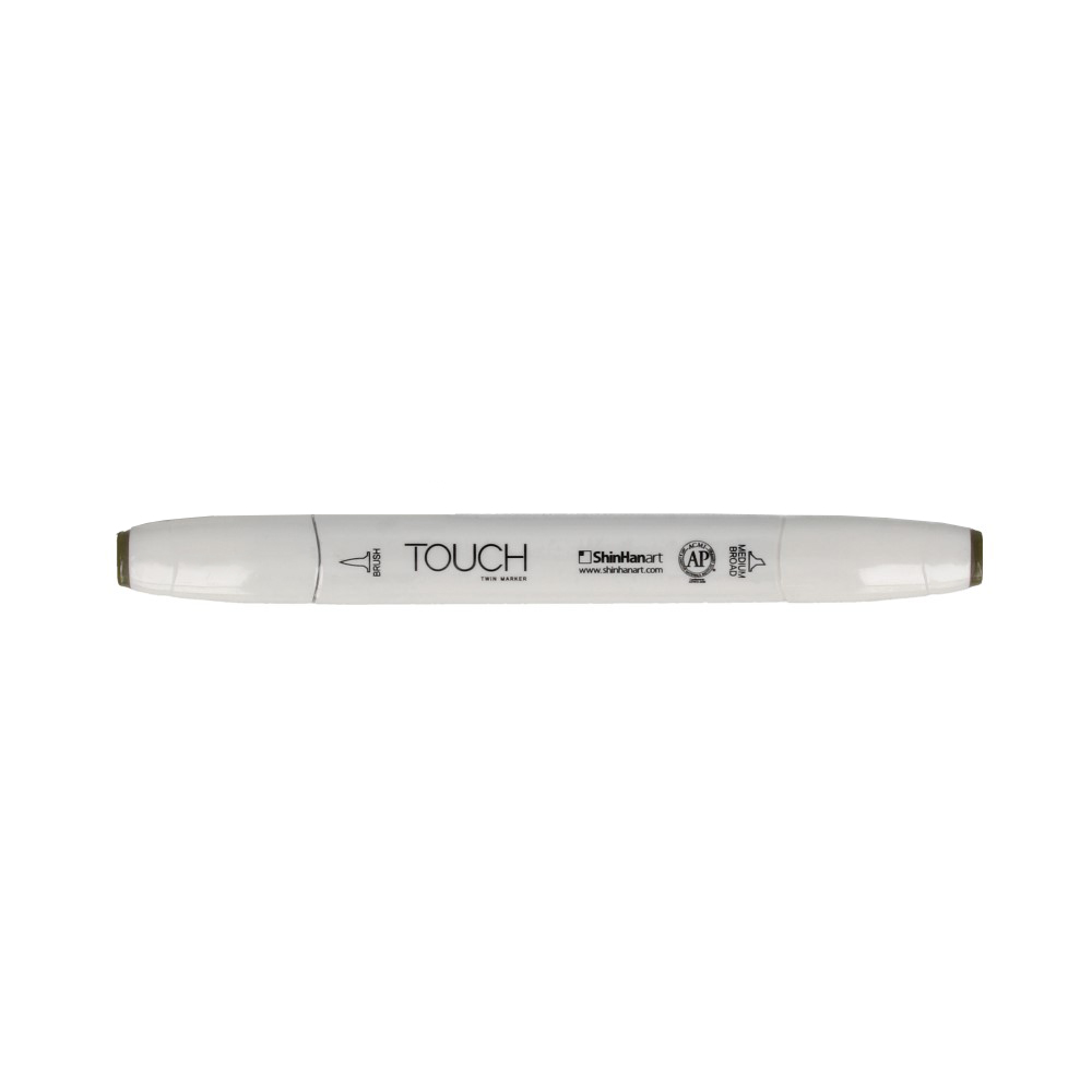 TOUCH TWIN BRUSH Маркер 1-8 мм кисть/перо скошенное 1210042 зеленая бронза Y42 Фото 1.
