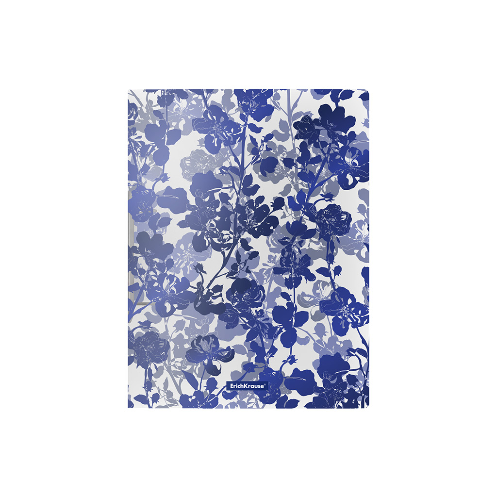 ErichKrause Папка на 2 кольцах пластиковая Crystal Flowers A4 ( 24х31х5.4 см) 52811 Фото 3.